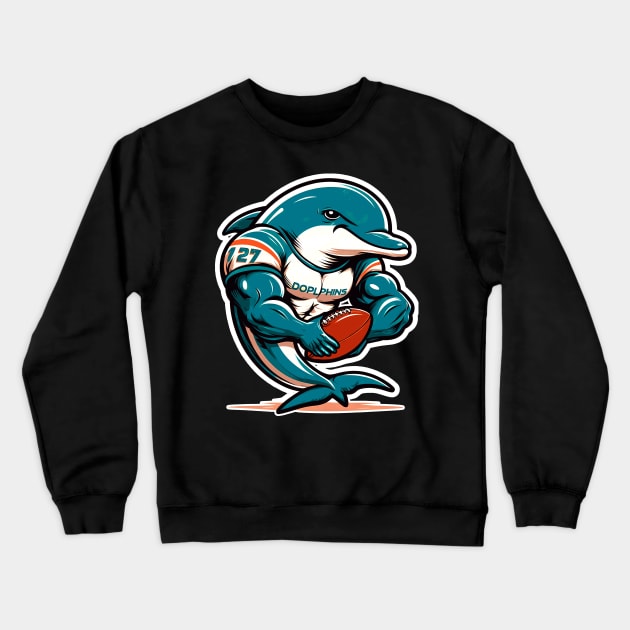 Dolphins #2 Crewneck Sweatshirt by Review SJW Podcast